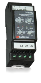 DPR-03 Реле контроля фаз, L-L, UV/OV