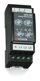 DPR-02 Реле контроля фаз, L-N, UV/OV