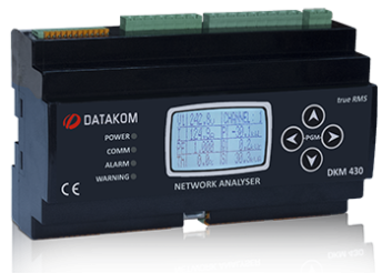 DKM-430 Анализатор сети, 30 входов ТТ, 1.9” LCD, RS-485, USB/Device, 2-вход, 2-выход, GPRS, DC фото 1