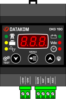 DKG-190 Контроль заряда аккумулятора фото 1
