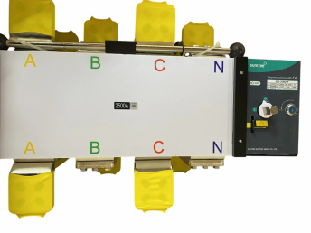 SQ5-2500 4P Реверсивный рубильник с мотор приводом, 2500A, 400/230V фото 1