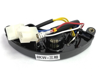 AVR 7-8 кВт, 8 проводов, автоматический регулятор напряжения (3-фазы) фото 1