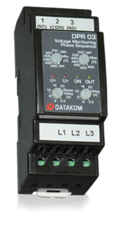 DPR-03 Реле контроля фаз, L-L, UV/OV фото 1